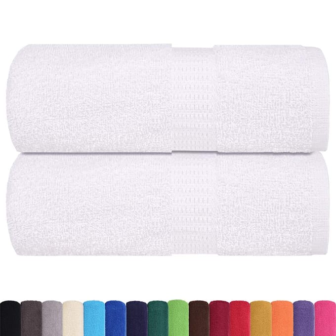 vidaXL - Washandjes - FROGN - 2 - st - 15x21 - cm - 360 - g/m² - wit