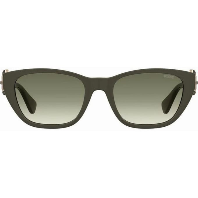 Moschino Dames Buckle Zonnebril (Bruin)