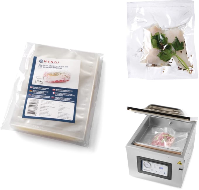 Hendi - Sous-vide Bakzakken - 300x400mm - 100 stuks - Duurzame Materialen