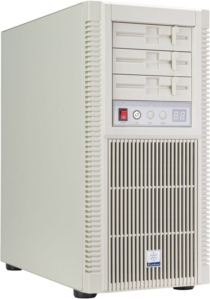 SilverStone FLP02 - Case - Tower - Beige
