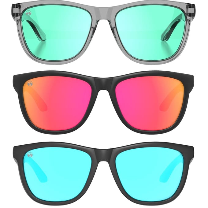 MowMow 3-pack Zonnebril - Gepolariseerd - Heren - Dames - ZEUS collection