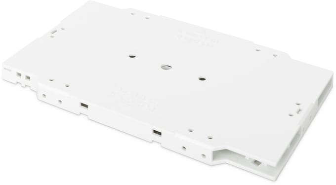 DIGITUS fibre optic cassette blank panel (12 slots) - 19" - including splice holder for crimp and shrink splice protection