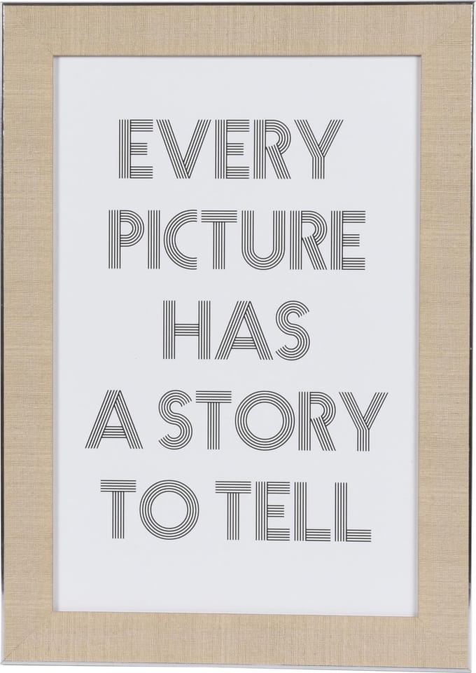 Fotolijst - Henzo - Silverline - Fotomaat 20x30 cm - Beige