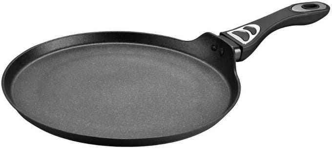 Ferveo Sienna Crêpe- en Pannenkoekenpan - 28cm - Zwart - Inductie - Pizza Pan