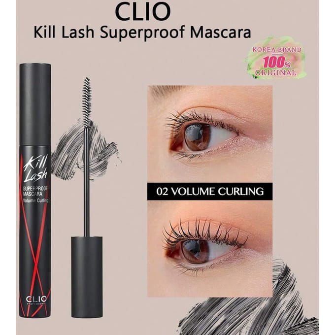 [CLIO] Mascara Superproof Kill Lash #01 Long Curling black