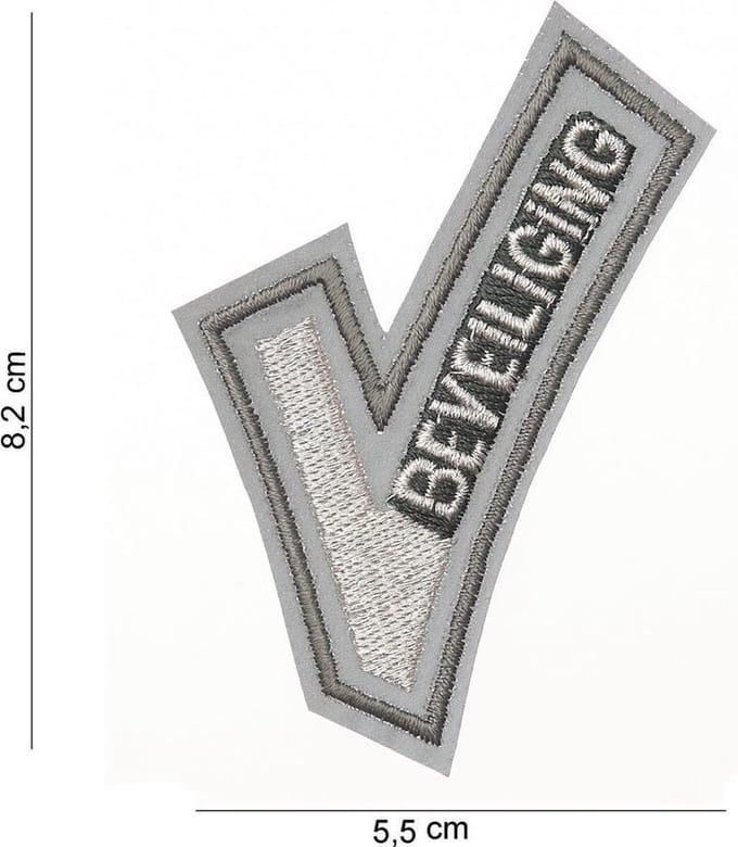 Embleem beveiliging stof reflecterend