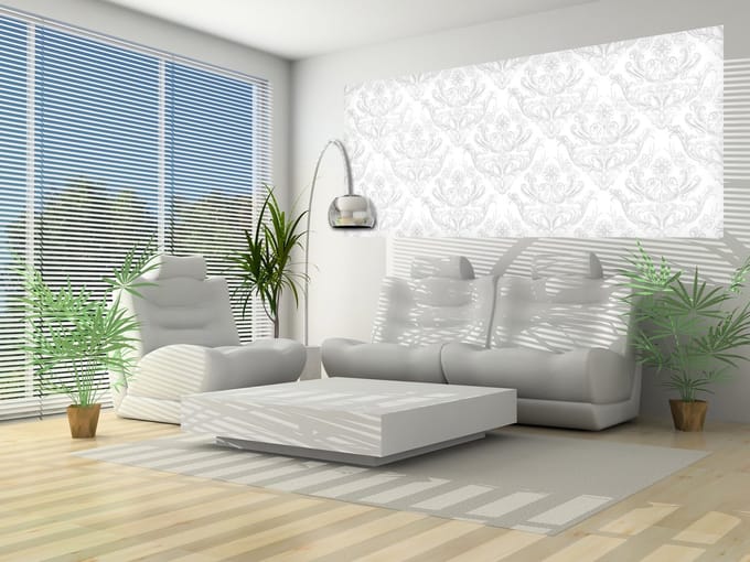 Flowers Floral Pattern Photo Wallcovering