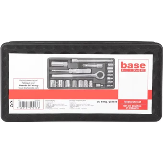 Baseline Dopsleutelset - 20 Stuks