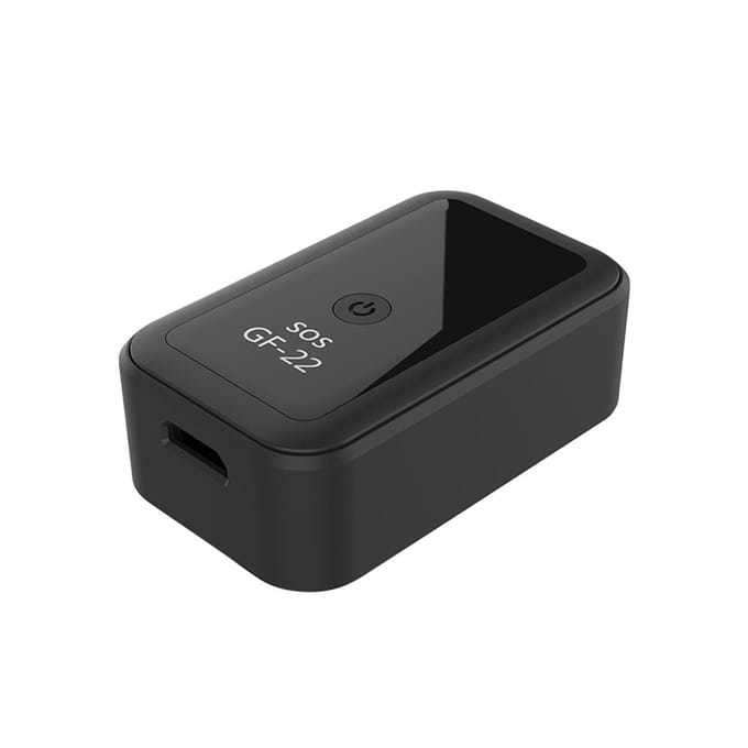 Mini GPS Tracker Ouderen Kinderen Veiligheid Micro Locatie Tracker Anti-Verlies Alarm Positioner Smart APP GF22 gray