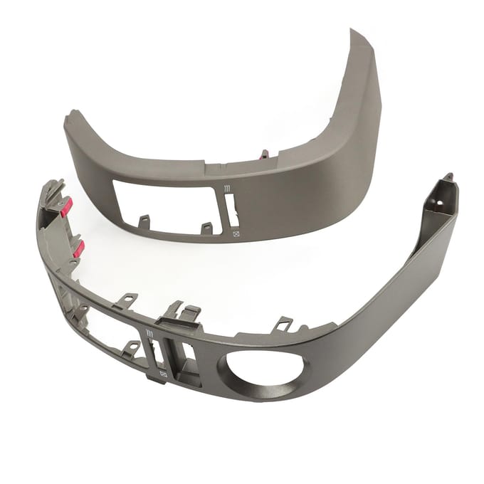 2 stuks auto dashboard ventilatierooster links en rechts centrale airco ventilatierooster voor Prius 2004 tot 2009 gray