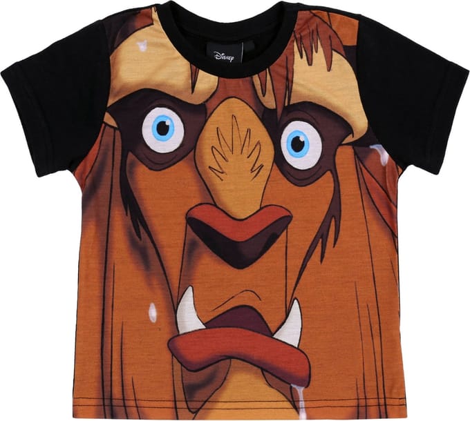 Zwarte T-shirt Beauty and the Beast Disney