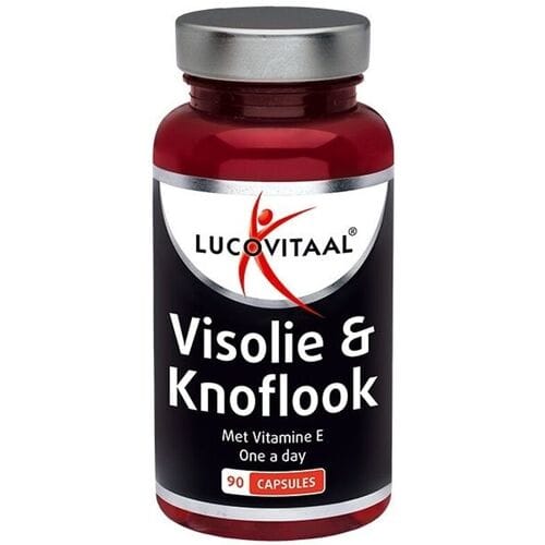 Lucovitaal Visolie & Knoflook met Vitamine E One a day 90 capsules