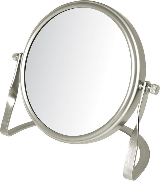 Vergrote Dubbelzijdige Make-up Spiegel voor Tafelblad, 5x/1x Vergroting
