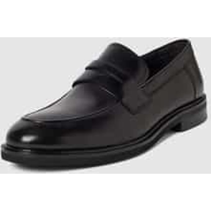 Penny loafers met vetersluiting, model 'Sokrates'