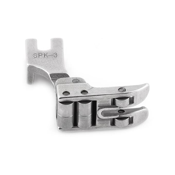 1 stuks Industriële Naaimachine Roller Persvoet Stikken PVC Leer Stof white