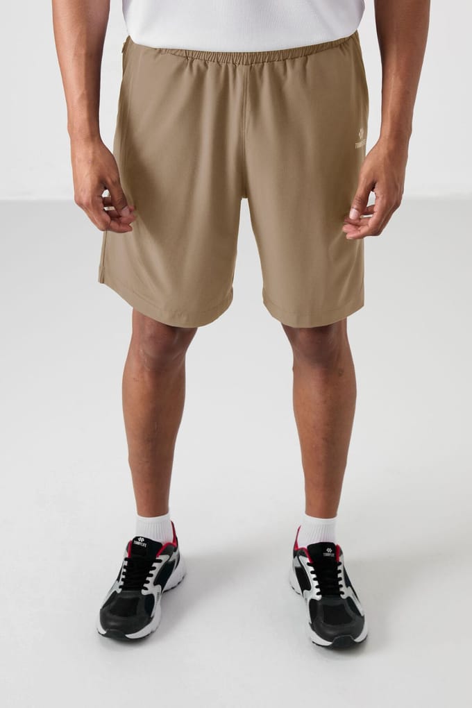 Heren Korte Gewoven Pull-on Shorts