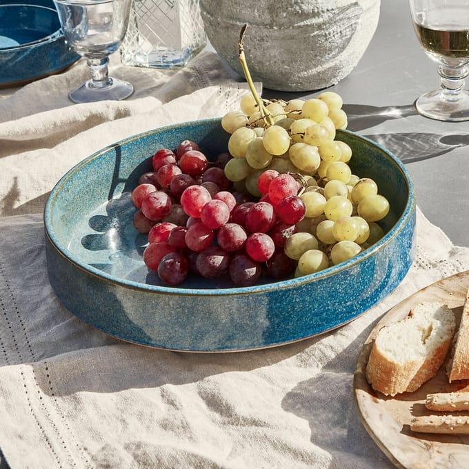 LOBERON Saladeschaal Darney blauw