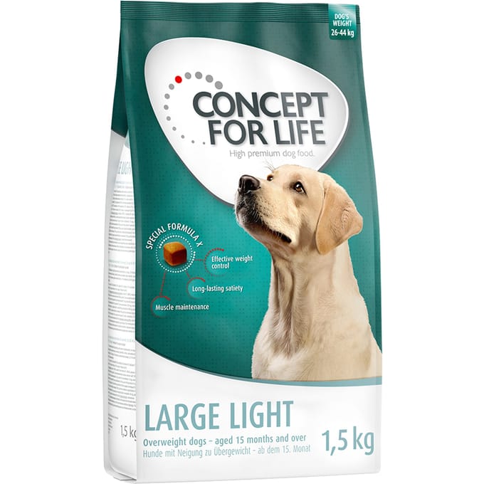 1,5kg Large Light Concept for Life Hondenvoer