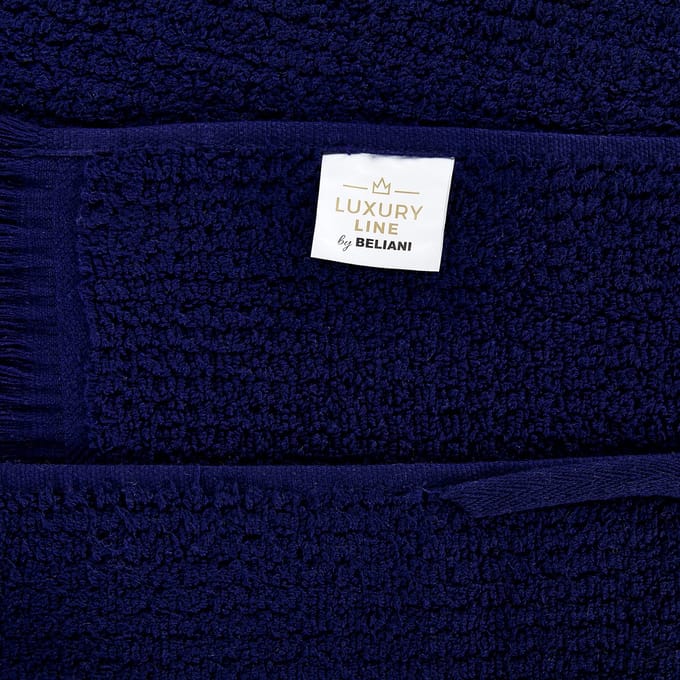 ATIU - Handdoek set - Marineblauw - Katoen