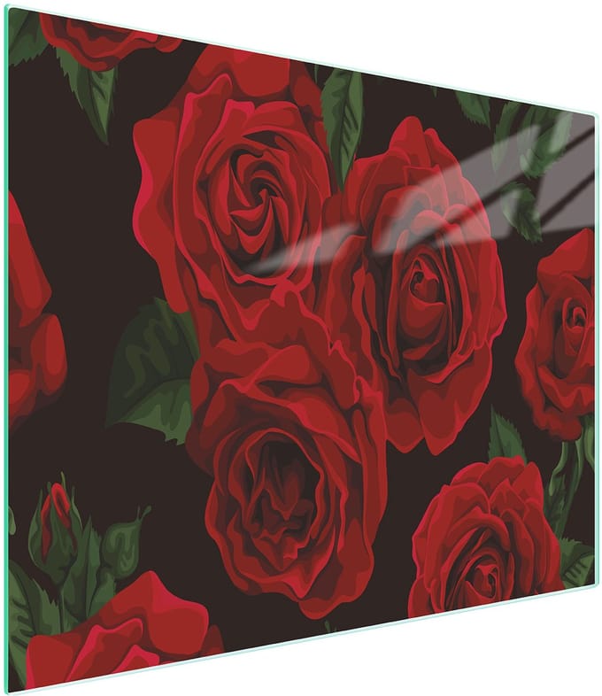 TMK ArtDeko - Snijplank - Róże - 52x30 cm - Veilig en Esthetisch