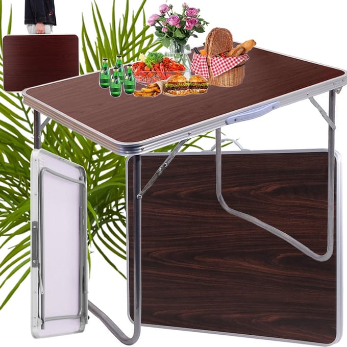 Hangzhou A Link Star Technologie - Campingtafel - Opvouwbaar - Aluminium - Bruin