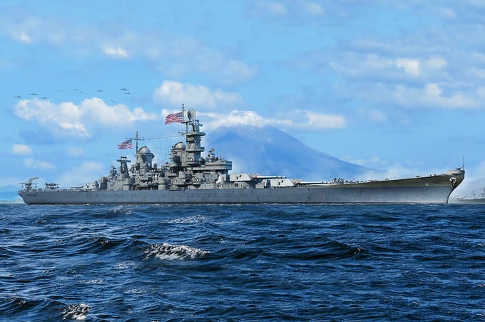 Trumpeter Modelbouwpakket Schepen - 06748 USS Missouri BB-63 Battle Ship Plastic - 1:700 - Modelbouw