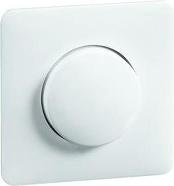 Peha centr.plaat dimmer wit standard 80610hraw/151