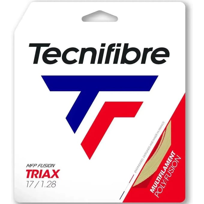 Tecnifibre Triax Multifilament Tennis String - 12m - 1.28mm Natuurlijk
