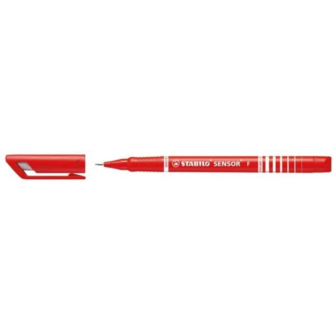 Fineliner STABILO Sensor 189/40 fijn rood
