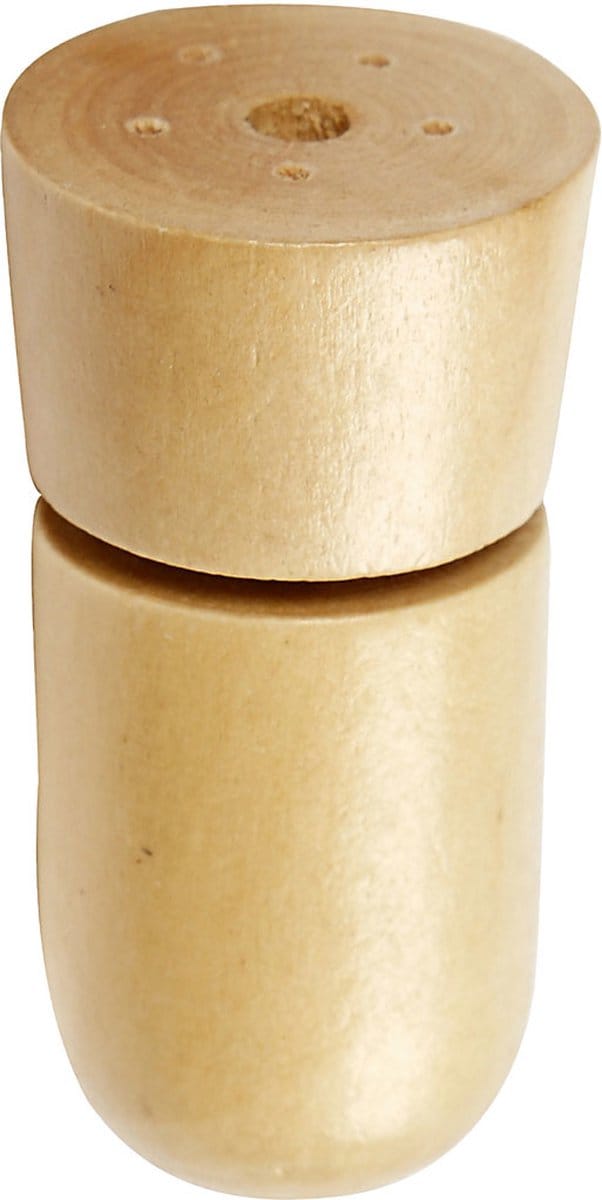 PacklinQ Viltnaald houder - Houten houder voor 5 naalden