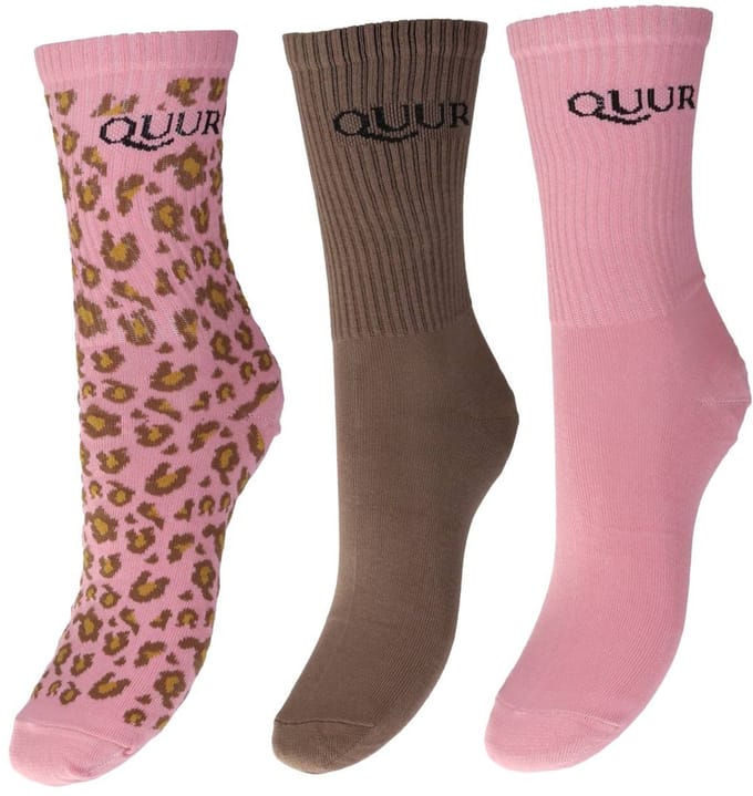 Quur Sokken Quur Qlivia Sport 3-pack Lichtroze
