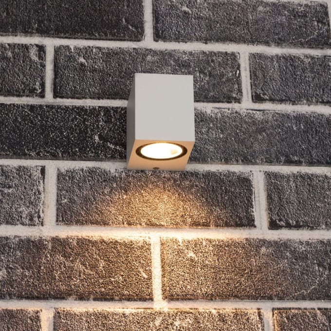 LED's Light LED Muurlamp enkel - San Diego Spot voor buiten - IP44 - Wit