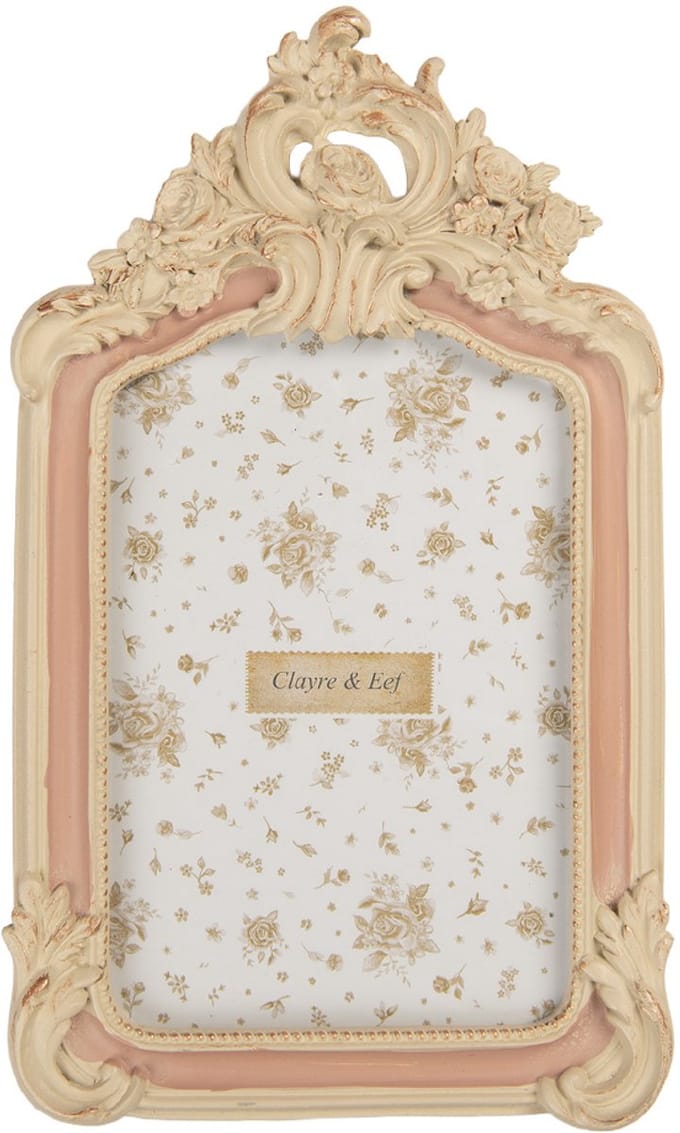Clayre & Eef Fotolijst 13x18 cm Beige Kunststof