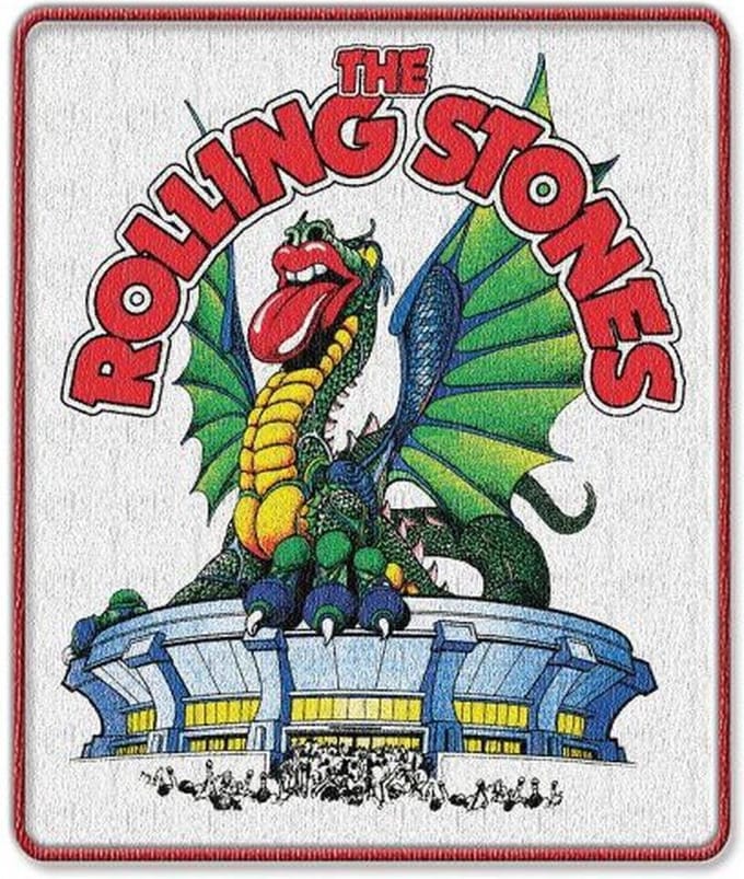 The Rolling Stones Patch Dragon Multicolours
