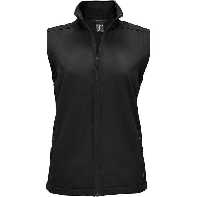 SOLS Dames/Dames Race Softshell Gilet (Zwart)
