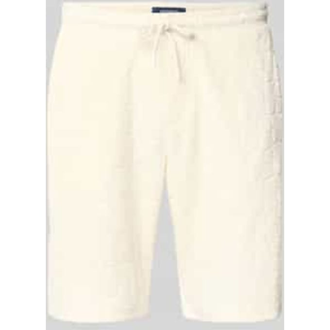 Shorts met structuurpatroon en steekzakken
