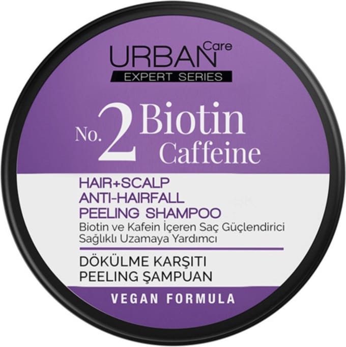 Urban Care - Expert Biotin & Caffein Sea Salt Peeling Shampoo - 200ml