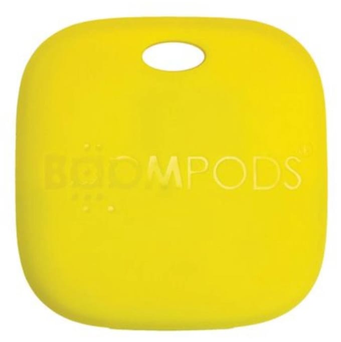 Boompods, Bluetooth Tracker geschikt voor Boomtag - Oplaadbaar, Geel