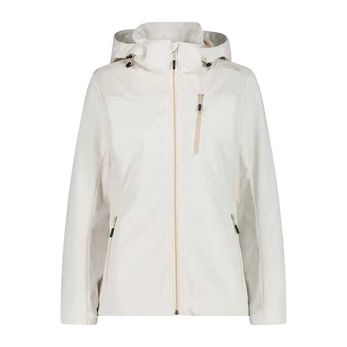 Waterproof Softshell Jack met Afneembare Capuchon Dames CMP