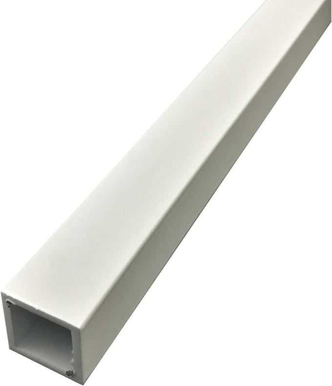 Aluminium vierkante buis - Aluminium profiel hol - Bouwconstructies maken - Poedercoating glanzend - 30x30x2mm 2000mm - Wit RAL 9016