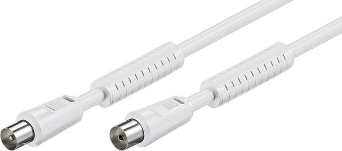 Goobay Antenna Cable with Ferrite (80 dB), Double Shielded 5 m