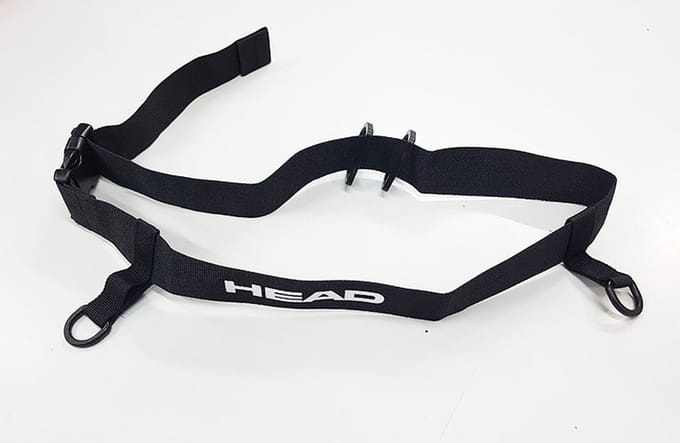 Head swim run Race Belt zwart