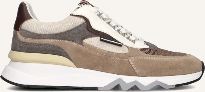 Floris Van Bommel Sfm-10234 De Zager Sneakers - Textiel - Heren - Beige - Maat 42⅔