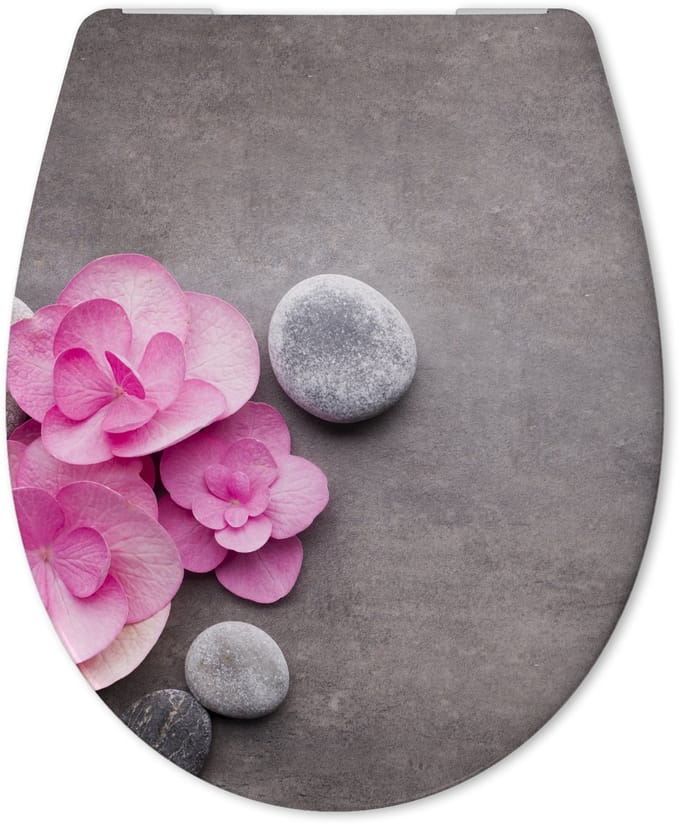 Calmwaters Original Motief - WC-bril - Wellness Orchidee - Duroplast - Softclose - Afneembaar