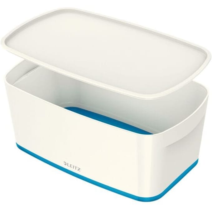 Leitz MyBox® Klein met deksel, opbergdoos - blauw/wit