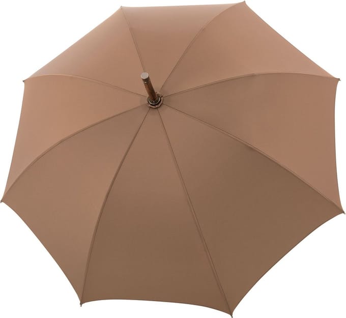 doppler Manufaktur paraplu Kastanie Oxford Cognac Lichtbruin