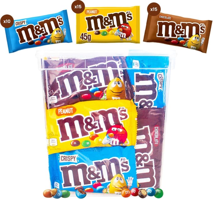 M&M's Festival - 40 stuks - M&M's peanut, M&M's Choco, M&M's Crispy - chocoladecadeau - 1710g