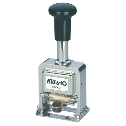 Numeroteur Stempel met 6 cijfers KW-Trio 206