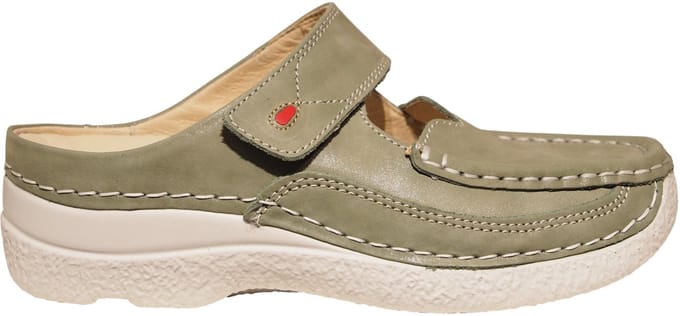 Wolky Dames Roll Slipper - 0622736-701 Sage Groen - Maat 39