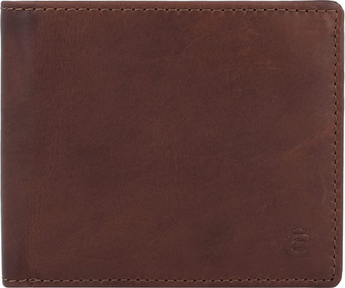 Esquire Dallas Portemonnee Leer 10 cm - Jongens - Horizontaal - braun